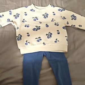 Ely's & Co. Toddler 2 piece outfit. Size 24 months.